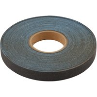 Draper Emery Cloth Roll, 25mm x 50m, 80 Grit, dark gray abrasive surface, wound on a cardboard core.