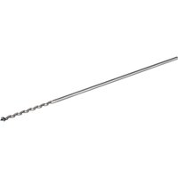 Draper Expert 1/4" mortice bit, long silver metal shaft with spiral cutting edge for 48014 mortice chisel and bit.