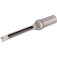 Draper Expert 3/8" Mortice Chisel, silver steel with a cylindrical shank and sharp cutting edge.