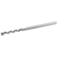 Silver Draper Expert 5/8" mortice bit with spiral fluting and pointed tip for use with 48072 mortice chisel.