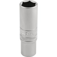 6 Point Metric Deep Socket, 3/8" Sq. Dr.,