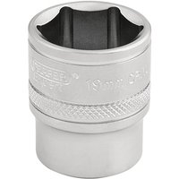 Draper Expert 19mm 6 Point Metric Socket, 3/8" Drive - image 2