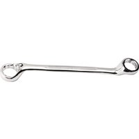Silver Draper Expert deep offset ring spanner with bi-hexagon ends, sizes 55mm and 60mm.
