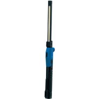 Black and blue Draper Expert folding slim light with COB SMD LED, USB-C port, and 300 lumens brightness.