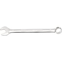 Silver Draper Expert 20mm combination spanner with open and ring ends, polished finish.