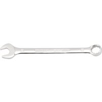 Silver Draper Expert 21mm combination spanner with open-end and ring-end design.
