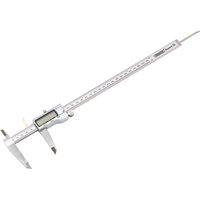 Silver Draper Expert digital caliper with LCD screen, 300mm measurement scale, and precision jaws.