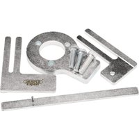 Draper Expert Engine Timing Kit ETK121 for BMW, includes silver metal tools with bolts and branded logo.