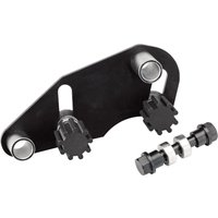Black Draper Expert engine timing kit with metal components for Nissan, Renault, Vauxhall, includes two tools with bolts.