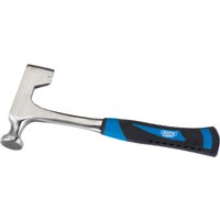 Draper Expert drywall hammer, 400g, with a silver metal head and blue-black soft grip handle.