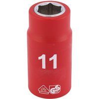 Fully Insulated VDE Socket, 3/8" Sq. Dr.,