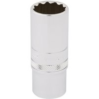 Draper Expert 12 Point Deep Socket 3/8" Drive 19mm - image 2