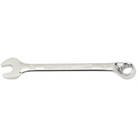 Silver Draper Expert 14mm combination spanner with open and ring ends, polished chrome finish.