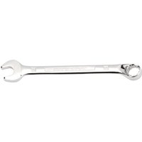 Silver Draper Expert HI-TORQ combination spanner, 16mm, with open and ring ends, polished chrome finish.