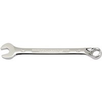 Silver Draper Expert HI-TORQ 9mm combination spanner with open and ring ends, polished finish.