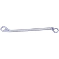 Silver Draper Expert deep offset ring spanner, 18 x 19mm, with angled ends and HI-TORQ design.