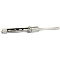 Draper Expert 3/4" hollow square mortice chisel with bit, silver metal finish, cylindrical shank, and spiral cutting edge.