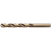 Draper Expert HSS Cobalt Drill Bit, 12.4mm, metallic finish, spiral flutes, cylindrical shank.