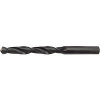 Pack of five Draper Expert HSS drill bits, 12.0mm, metallic black finish, spiral flute design.
