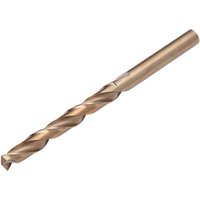 Cobalt drill bit by Draper Expert, 8.5mm x 125mm, metallic finish with spiral flutes and cylindrical shank.