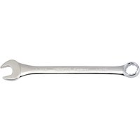 Silver Draper Expert Imperial Combination Spanner, 1.1/16", with open and ring ends, polished finish.
