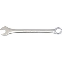 Silver Draper Expert 1" combination spanner with open-end and ring-end, polished finish, and engraved logo.