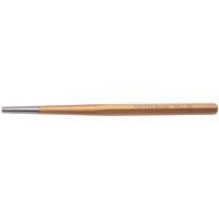 Draper Expert long taper pin punch, 8 x 300mm, with a slender, cylindrical bronze body and a narrow steel tip.