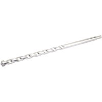 Draper Expert masonry drill bit, 20 x 400mm, silver with spiral fluting and hex shank.