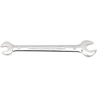 Silver Draper Expert open end spanner, 13 x 17mm, with polished finish and engraved size markings on the handle.