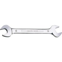 Silver Draper Expert open end spanner, 20 x 22mm, with polished finish and engraved size markings on the handle.