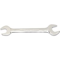 Silver Draper Expert open end spanner, 32 x 36mm, with polished finish and dual open ends.