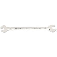 Silver Draper Expert open end spanner, 6 x 7mm, with polished finish and engraved brand name on the handle.