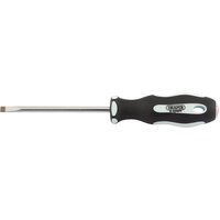 Plain Slot Soft Grip Parallel Tip Screwdriver, 5.5 x
