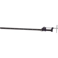 "Draper Expert Sash Clamp, 750mm, with black metal bar, adjustable sliding jaw, and silver handle"