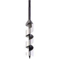 Draper Expert SDS+ auger bit, 230 x 32mm, with black shank and silver spiral blade for drilling.
