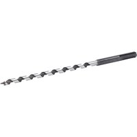 Draper Expert SDS+ auger bit, 230 x 8mm, with spiral flutes and pointed tip, black and silver finish.