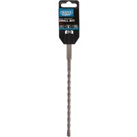 Draper Expert SDS+ masonry drill bit, 7.0 x 210mm, with a spiral fluted design and a pointed tip, in packaging.