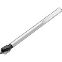 Draper Expert TCT ceramic drill bit, 8mm x 80mm, silver shaft with black tungsten carbide tip.