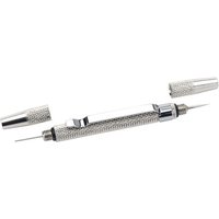 Metallic Draper Expert vehicle washer jet cleaning tool with textured grip and pointed needle tips on both ends.