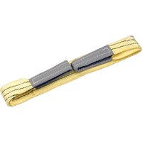 Yellow Draper Expert wide load sling, 3m x 90mm, with reinforced loops and 3-tonne capacity.