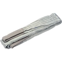 Gray Draper Expert wide load sling, 5m x 120mm, 4 tonne capacity, folded with reinforced loops.