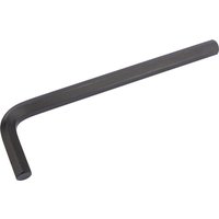 Black Draper extra long 14mm metric hexagon key with L-shaped design and smooth finish.