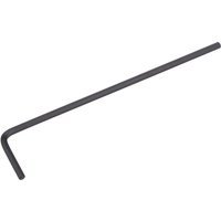 Extra long black Draper 2.0mm metric hexagon key with L-shaped design and smooth finish.