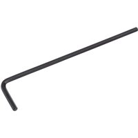 Black Draper extra long metric hexagon key, 2.5mm, with an L-shaped design and extended shaft.