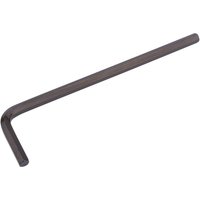 Extra long 5.0mm hexagon key by Draper, L-shaped, dark metallic finish, designed for metric screws.