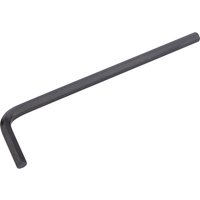 Black Draper extra long 6.0mm metric hexagon key with L-shaped design and smooth finish.