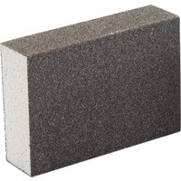 Gray rectangular Draper flexible sanding sponge with fine/medium grit surface and white edges.