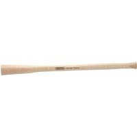 Hickory pick axe/mattock shaft, 915mm, light wood finish, branded with Draper logo.