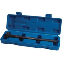 Draper Injector Seal Removal Tool, black metal rod with handle, in blue plastic carrying case with molded interior.