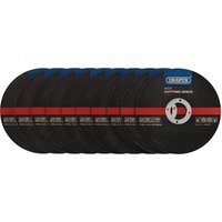 Draper Inox Flat Metal Cutting Discs 115mm (Pack of 10) - image 3